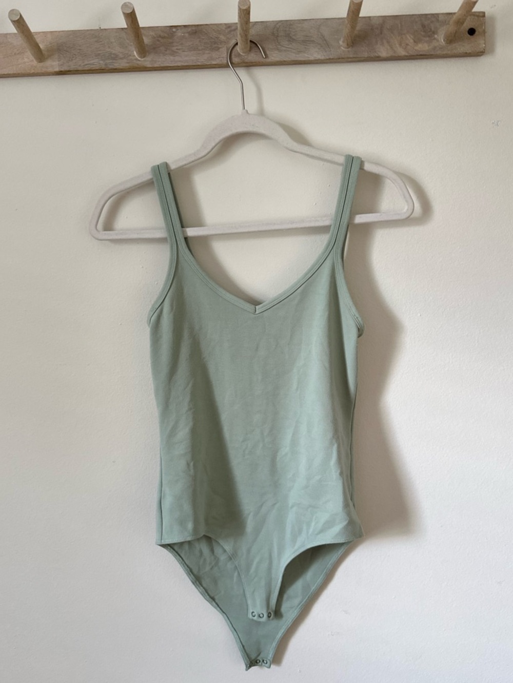 rag & bone Bodysuit in Green Size Small